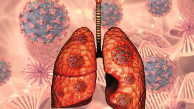 3d-render-medical-background-with-lungs-covid-19-virus-cells