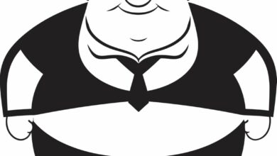 rotund-revolution-black-logo-design-plump-gentleman-round-rebel-stylish-vector-logo-obesit