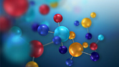 science-background-with-molecules