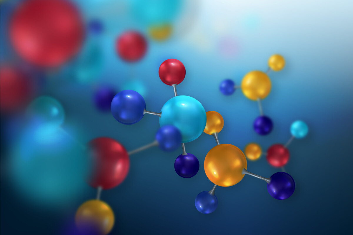 science-background-with-molecules