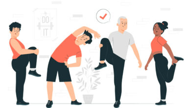 stretching-exercises-concept-illustration